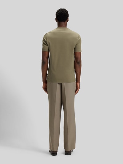 BOSS Regular Fit T-Shirt aus reiner Baumwolle Modell 'THOMPSON' Schlamm 5