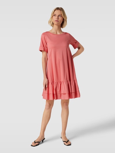 Weekend Max Mara Knielanges Kleid mit Volantsaum Modell 'VANNA' Altrosa 1