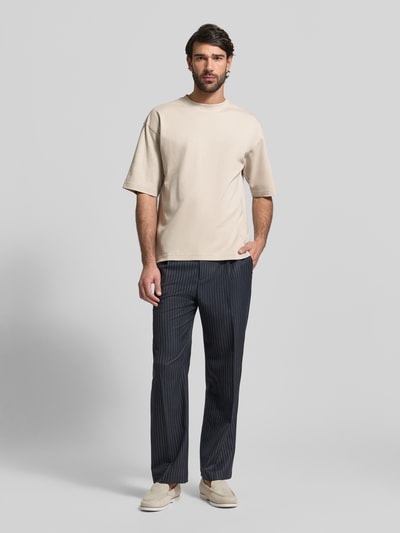 Jake*s Studio Men Relaxed Fit T-Shirt aus reiner Baumwolle Kitt 1