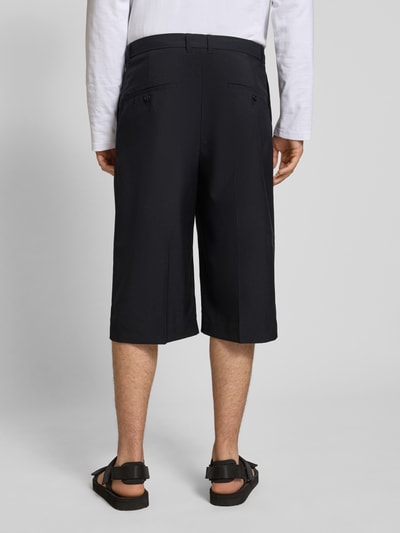 WEEKDAY Bermuda met bandplooien, model 'Joey' Zwart - 5