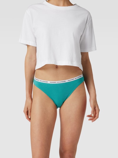 TOMMY HILFIGER Slip met labelprint in een set van 3 stuks Mintgroen - 1