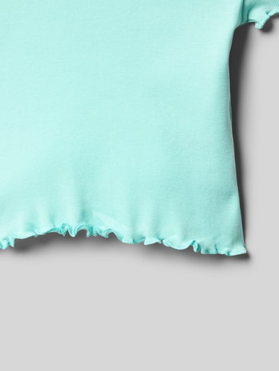 s.Oliver RED LABEL Slim Fit T-Shirt aus reiner Baumwolle Aqua 2