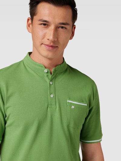 HECHTER PARIS Poloshirt met borstzak Groen - 3