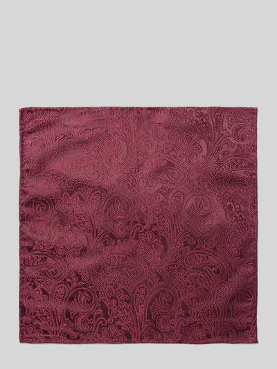 OLYMP Einstecktuch aus Seide mit Jacquardstruktur Bordeaux 2
