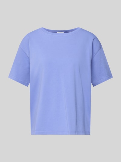 Produktfoto, Loose Fit T-Shirt aus reiner Baumwolle Modell 'VALLEY' von American Vintage, niebieski, okrągły dekolt, szerokie rękawy