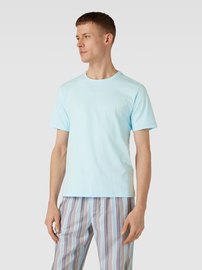 Hanro T-Shirt mit Rundhalsausschnitt Modell 'Living Shirt' Aqua 4