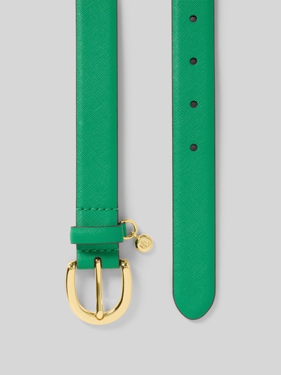 Lauren Ralph Lauren Gürtel aus Rindsleder mit Charm Hellgruen 3