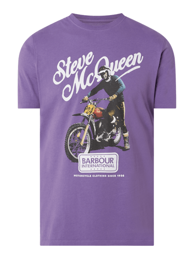 Barbour International™ Barbour International x Steve McQueen™ T-shirt met prints Blauw - 2