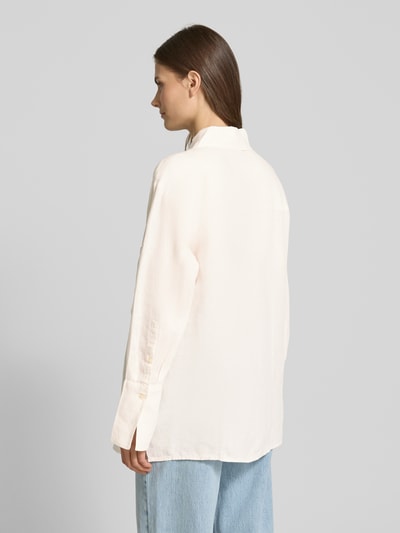 Marc O'Polo Relaxed FIT linnen blouse van lichtgewicht materiaal Wit - 5