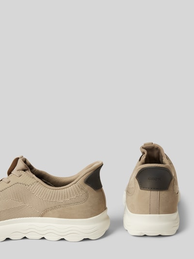 Geox Sneakers met structuurmotief, model 'SPHERICA PLUS' Zand - 2