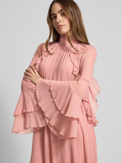 Christian Berg Woman Selection Sukienka mini ze stójką Fiołkoworóżowy 3