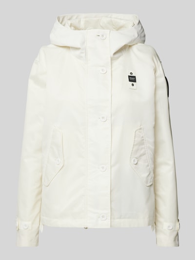 Blauer Usa Jacke mit Kapuze Offwhite 2