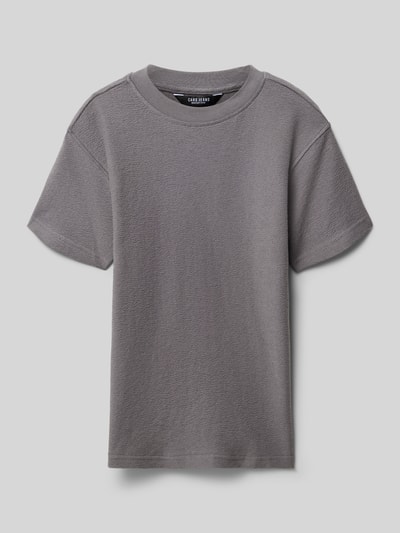 Productfoto, Regular Fit T-Shirt met structuurpatroon model 'Farno' van CARS JEANS, katoen, ronde hals, ruglengte maat 140: 53 cm