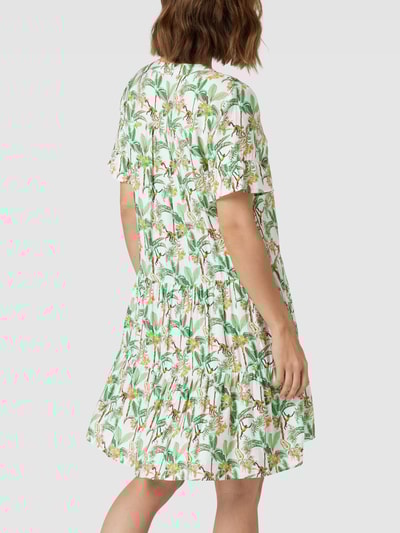 SMASHED LEMON Jurk met volantmouwen Offwhite - 5