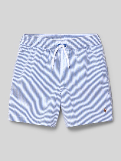 Polo Ralph Lauren Teens Badehose mit Label-Stitching Blau 1