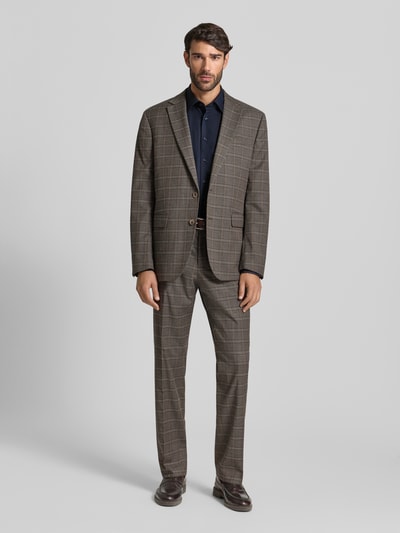 ETERNA Comfort Fit Businesshemd mit Knopfleiste Marine 1