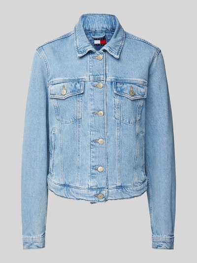 Tommy Jeans Jeansjacke mit Brustpattentaschen Hellblau 2