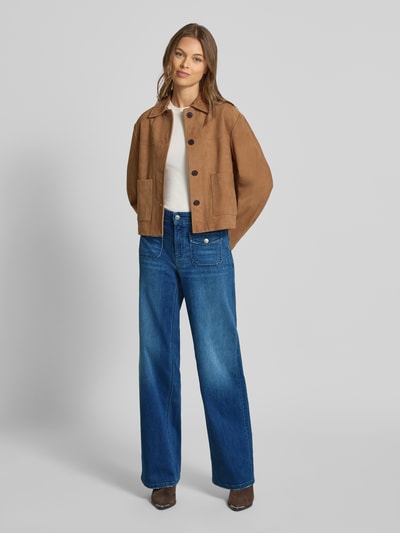 Cambio Jeans mit aufgesetzten Pattentaschen Modell 'AIMEE' Jeansblau 1