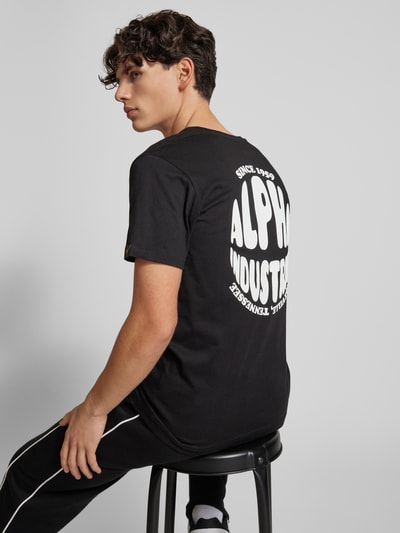 Alpha Industries T-Shirt mit Label-Print Black 3