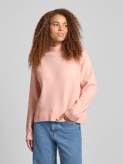 Marc O'Polo Denim Regular fit gebreide pullover van scheerwolmix  Rosé - 4