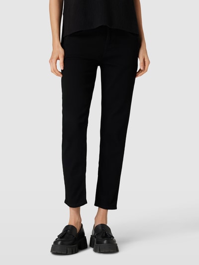 Marc O'Polo Boyfriend Fit Jeans in unifarbenem Design Modell 'THEDA' Dunkelgrau 4