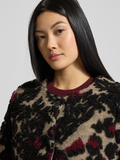 Milano Italy Jacke aus Woll-Mix mit Eingrifftaschen Sand 3