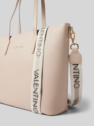 VALENTINO BAGS Handtasche mit Label-Applikation Modell 'ZERO RE' Beige 2