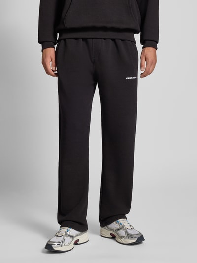 Pegador Sweatpants mit Logo-Stitching und elastischem Bund Black 4