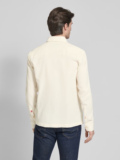 JOOP! Jeans Freizeithemd mit Knopfleiste Modell 'Harvi' Offwhite 5