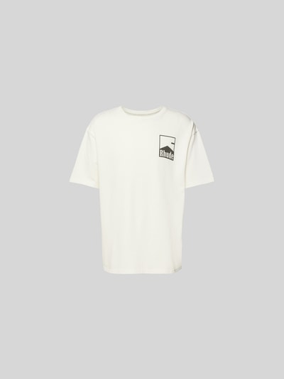 RHUDE T-Shirt mit Label-Detail Offwhite 2