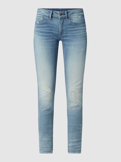 G-Star Raw Jeansy o kroju skinny fit z dodatkiem streczu model ‘3301’ Jeansowy niebieski 2