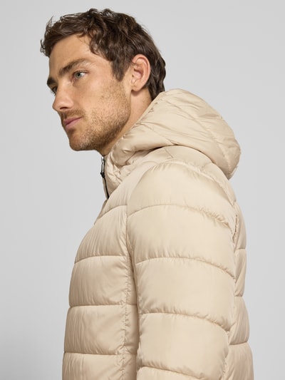 MCNEAL Gewatteerd jack met capuchon en ritssluiting Beige - 3