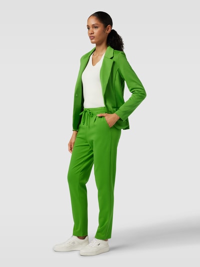 Fransa Broek met applicatie, model 'ZASTRETCH' Groen - 1