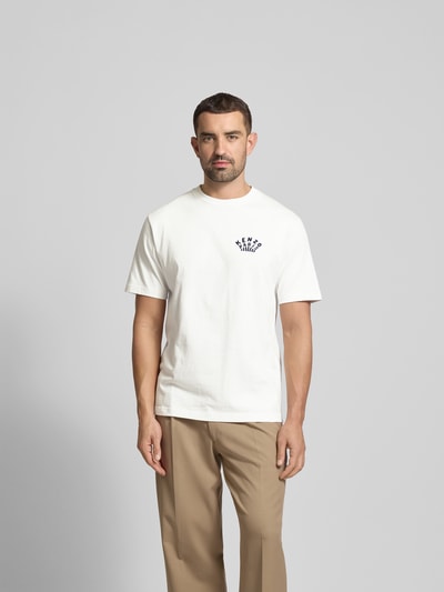 Kenzo T-Shirt aus reiner Baumwolle Offwhite 4