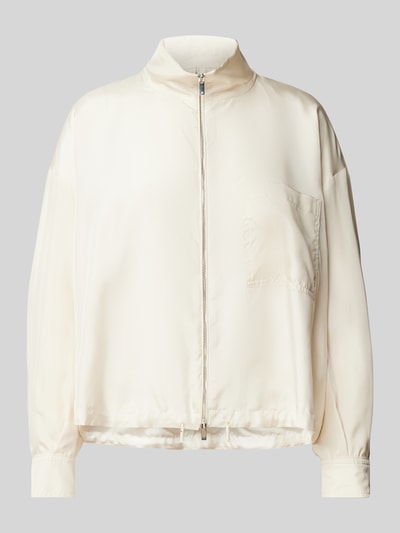 Marella Seidenjacke mit Stehkragen Modell 'PRESIDE' Offwhite 2