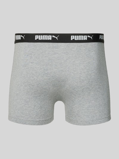 PUMA Boxershort met elastische logoband in een set van 4 stuks Groen - 3