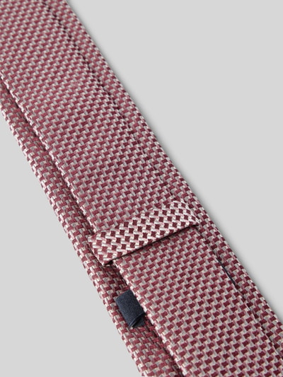 Productfoto, Seidenkrawatte im Allover-Look (7 cm) van JOOP! Collection, zuiver zijde, klassiek model, structuurpatroon, all-over look, breedte 7 cm