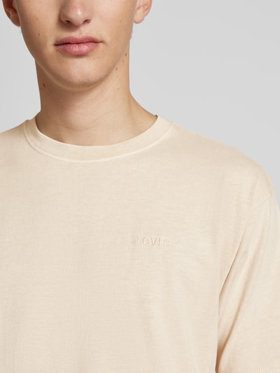 Levi's® T-Shirt mit Label-Stitching Beige 3