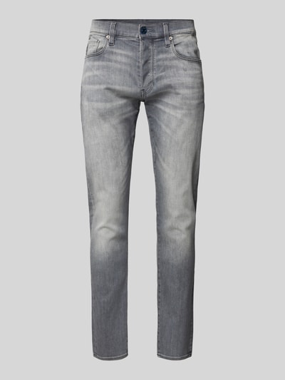 G-Star Raw Slim Fit Jeans im Used-Look Hellgrau 1