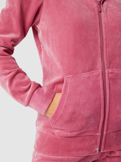 Puma Sweatjacke mit Label-Stitching Mauve 3