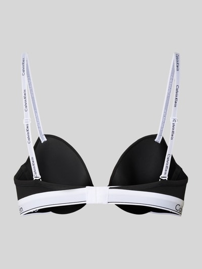 Calvin Klein Underwear BH mit Label-Spaghettiträgern Modell 'Demi' Black 3