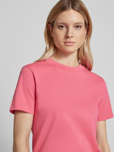 Jake*s Casual T-Shirt mit Rundhalsausschnitt Fuchsia 3