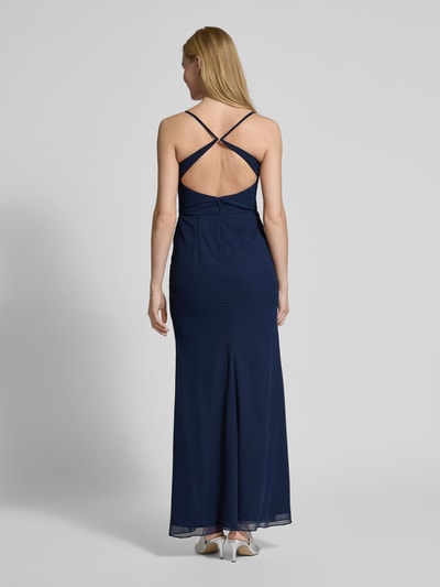 Laona Abendkleid mit Herz-Ausschnitt Dunkelblau 5