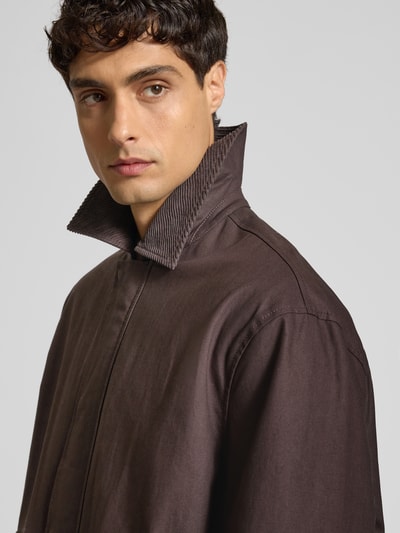 JAKE*S STUDIO MEN Jacke mit Kentkragen Dunkelbraun 3