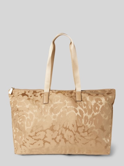 MICHAEL Michael Kors Torba shopper z uchwytem model ‘JET’ Camel 2