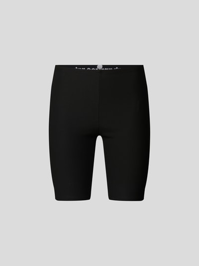 Paco Rabanne Radlerhose mit Label-Patch Schwarz 2