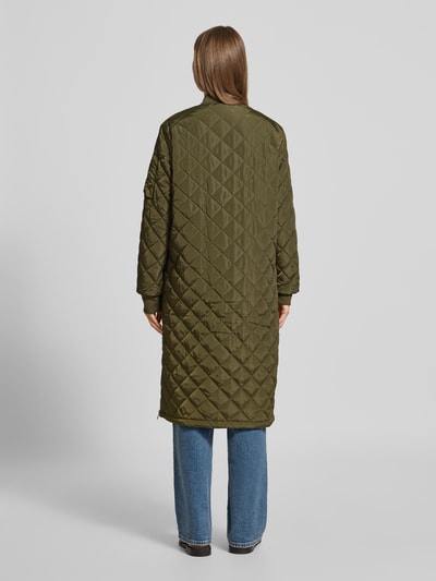 Original Bombers Lange jas met doorgestikte naden Kaki - 5