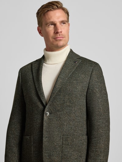 HECHTER PARIS 2-Knopf-Sakko mit Reverskragen Gruen 3