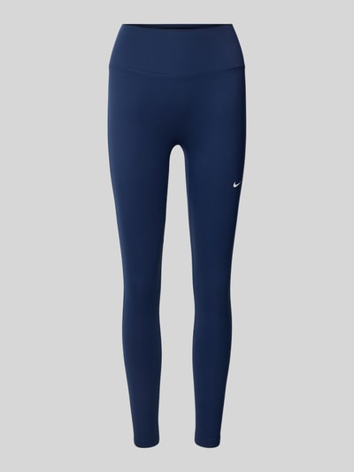 Nike Training Leggings mit elastischem Bund und Logo Dunkelblau 2