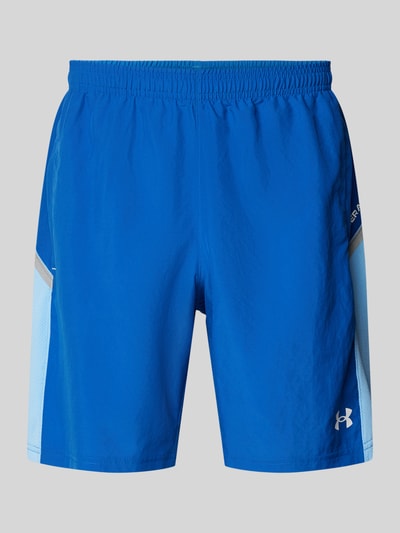 Under Armour Regular Fit Shorts mit Label-Print Modell 'Tech Utility' Rauchblau 2